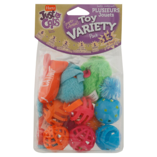 Hartz Just For Cats Toy, Variety Pack