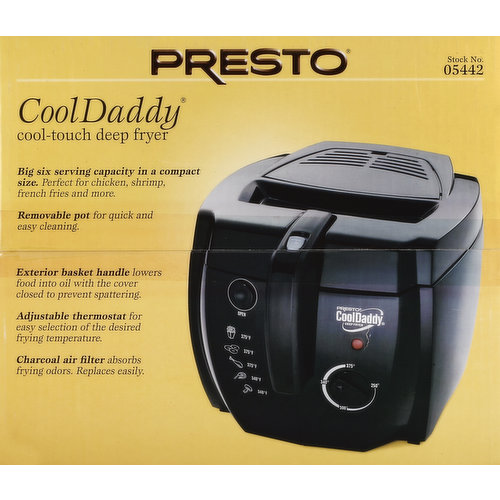 CoolDaddy cool-touch deep fryer