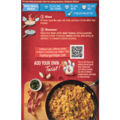 Tuna Helper Tuna Cheesy Pasta, Creamy & Cheesy Sauce