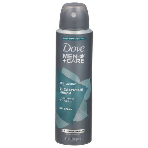 Dove Men+Care Antiperspirant, Eucalyptus + Birch, Refreshing, Dry Spray