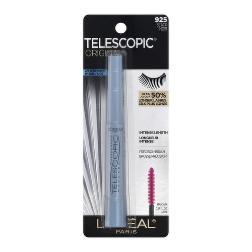 L'OREAL Telescopic Mascara, Original, Waterproof, Black 925