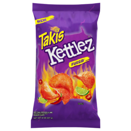 Takis Kettlez Potato Chips, Fuego