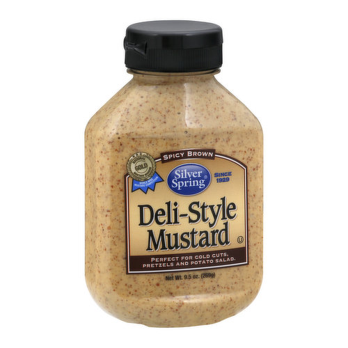 SILVER SPRING Mustard, Deli-Style, Spicy Brown