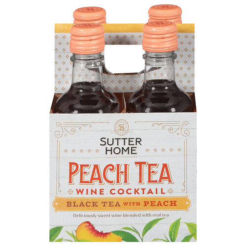 Sutter Home Wine Cocktail, Peach Tea