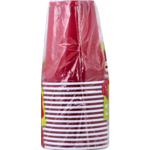  Comfy Package Disposable Party Plastic Cups [18 oz. - 50 Count]  Red Drinking Cups : Health & Household