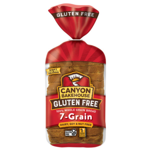 Canyon Bakehouse Bread, Gluten Free, 7-Grain