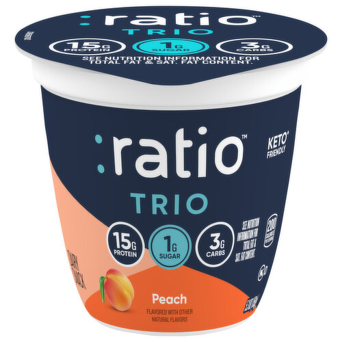 Ratio Trio Dairy Snack, Peach