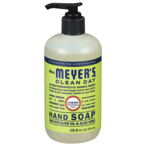 Mrs. Meyer's Clean Day Hand Soap, Lemon Verbena Scent