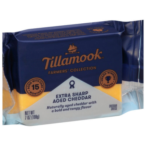 Tillamook Farmers' Collection Cheese, Aged Cheddar, Extra Sharp