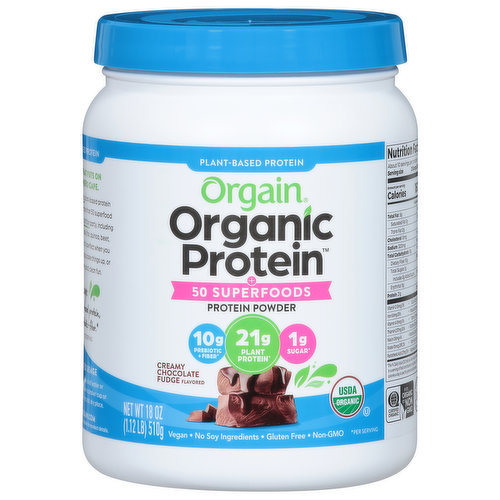 Orgain Protein Powder, Organic Protein
