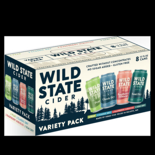 Wild State Cider Variety 8 Pack