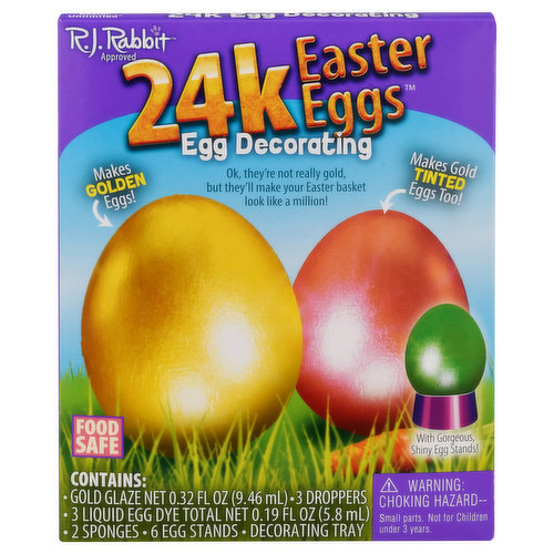 Easter Unlimited Egg Decorating, 24 K, Easter Eggs