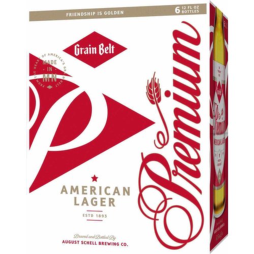 Grain Belt Premium 6 pack bottles