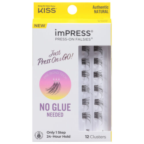 imPress Clusters, Press-On Falsies, Authentic Natural