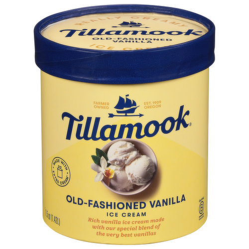 Tillamook Ice Cream, Old-Fashioned Vanilla