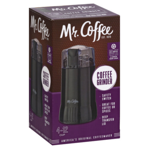 Mr Coffee Coffee Grinder, 4-12 Cup