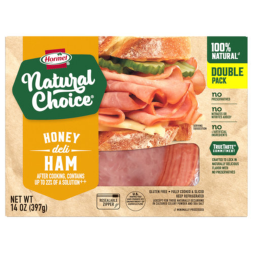 Hormel Natural Choice 10 grams of protein and 70 calories per serving – and only 8 100% natural ingredients (minimally processed-no artificial ingredients)