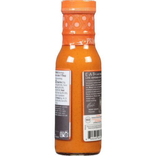 Primal Kitchen Buffalo Sauce, Medium Heat - 8.5 oz