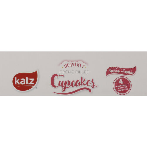 Katz Cupcakes, Creme Filled, Chocolate