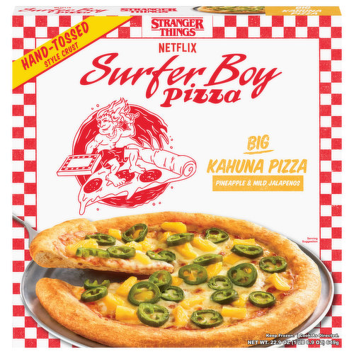Surfer Boy Pizza Pizza, Hand-Tossed Style Crust, Big Kahuna