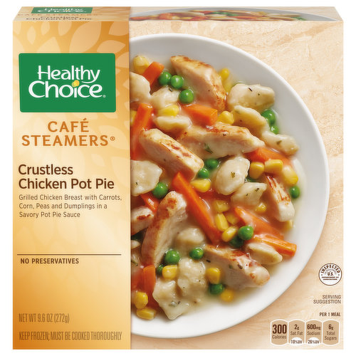 Healthy Choice Cafe Steamers Chicken Pot Pie, Crustless