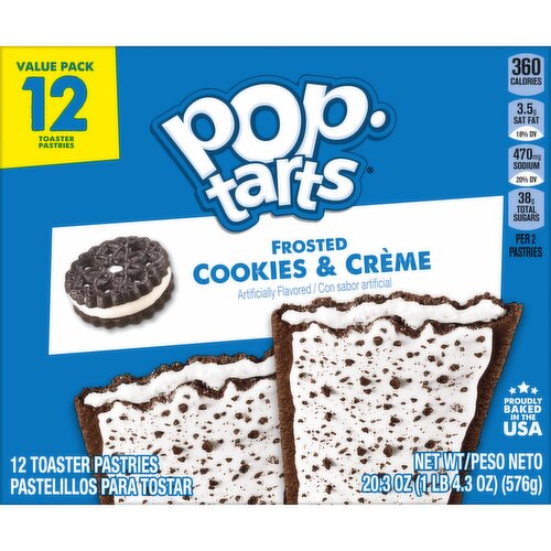 Pop-Tarts Toaster Pastries, Cookies and Creme