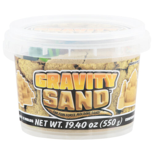 Gravity Sand Toy, The Fun Force Molding Sand