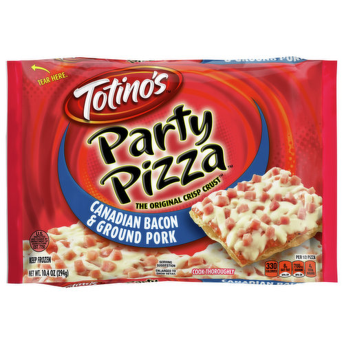 Totino's Party Pizza, Canadian Bacon & Ground Pork