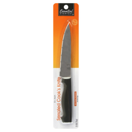Essential Everyday Knife, Cook's, Serrated, 5-1/2 Inch