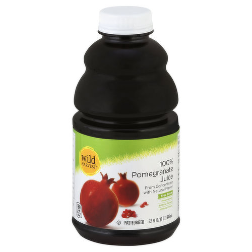 Wild Harvest 100% Juice, Pomegranate