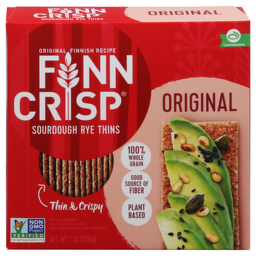 Finn Crisp Sourdough Rye Thins, Original, Thin & Crispy