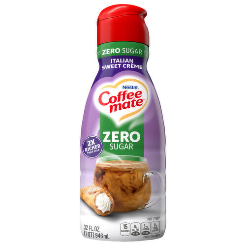 Coffee-Mate Coffee Creamer, Italian Sweet Creme, Zero Sugar