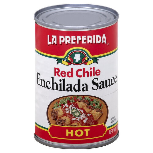 La Preferida Enchilada Sauce, Red Chile, Hot