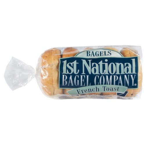 1st National Bagel Company Bagels, French Toast, Pre-Sliced