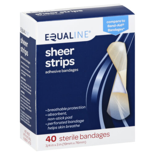 Band-Aid Sheer Strips Assorted Sizes