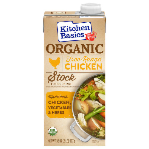 Kitchen Basics Stock, Organic, Free-Range Chicken