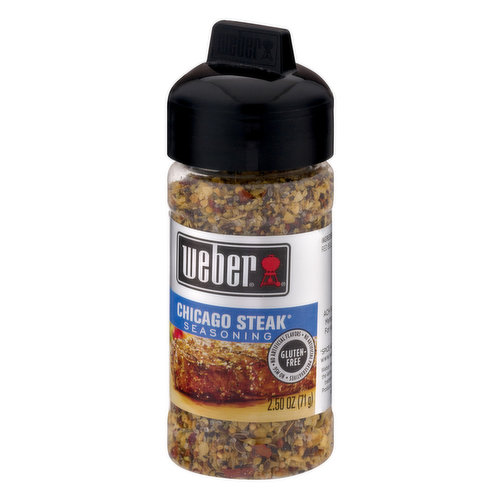 Weber Chicago Steak Seasoning, Kosher, 2.5 OZ