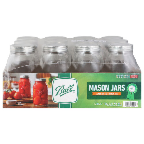 Mason Canning Jar Bulk , 12 oz