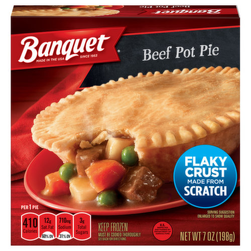 Banquet Beef Pot Pie Frozen Dinner