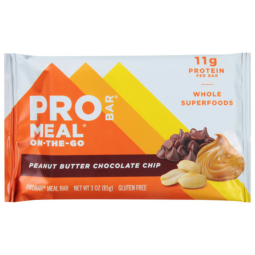 Probar Meal Bar, On-the-Go, Peanut Butter Chocolate Chip