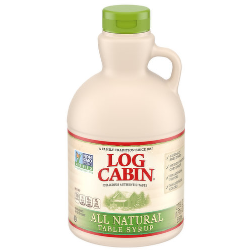 Log Cabin Table Syrup, All Natural