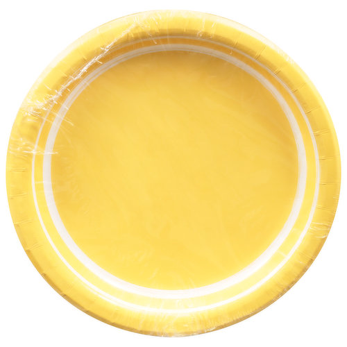 Party Creations Sensations Plates, Soft Yellow