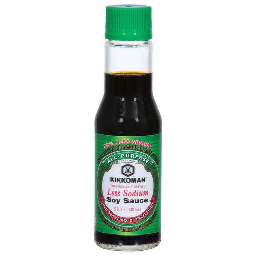 Kikkoman Soy Sauce, Less Sodium