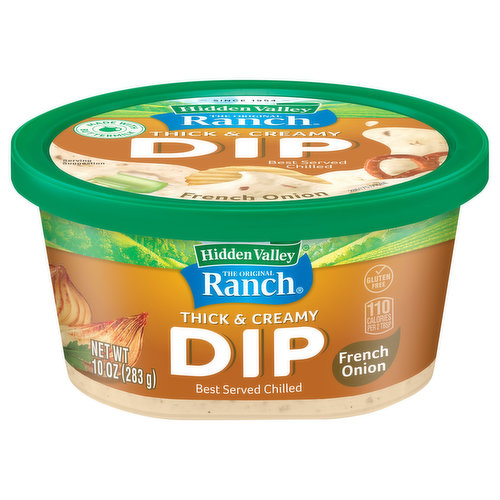 Hidden Valley The Original Ranch Dip, Thick & Creamy, French Onion