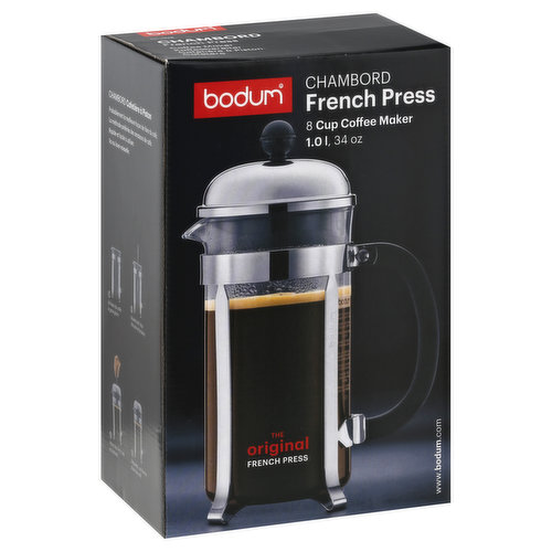 Bodum Chambord Coffee Maker, French Press, 8 Cup