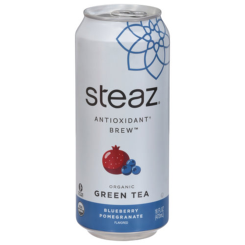 Antioxidant (Antioxidant: Vitamin C) brew. Non-carbonated. We believe in a new brew of tea, one steeped in tradition that refreshes the mind, body, and soul. Premium fair trade organic green tea combined with bold flavors & acerola superfruit, delivers a truly delicious Antioxidant Brew. 1% for the planet.