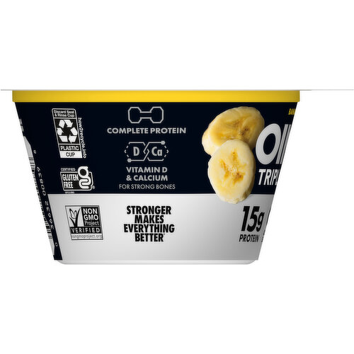 Oikos Triple Zero Nonfat Banana Creme Flavored Yogurt