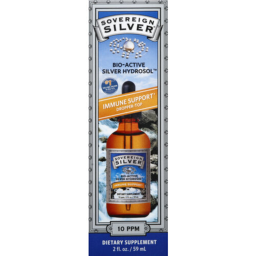 SOVEREIGN SILVER Bio-Active Colloidal Silver 10PPM Spray/Dropper Top – What  The Fur?!