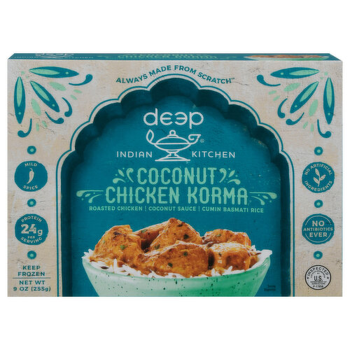 Deep Indian Kitchen Coconut Chicken Korma, Mild Spice