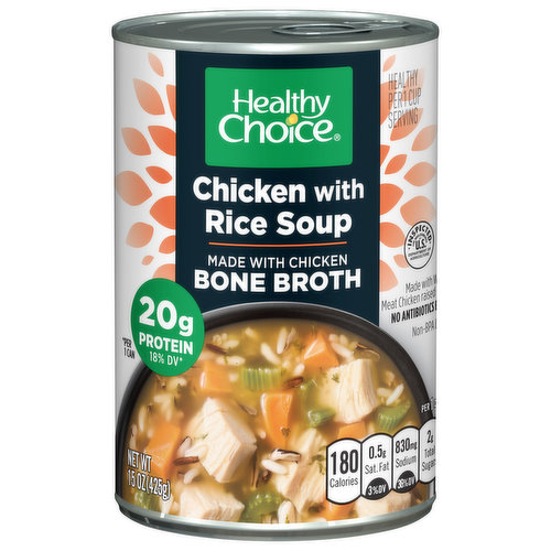Healthy Choice Soup, Chicken with Rice